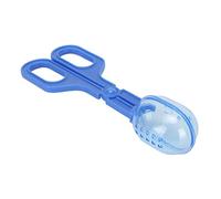 Haofy Reptile Feeding Clamp, ABS Scissor Handle, Poop Scoop Tongs for Gecko, Lizard, Bearded Dragon, Cage Cleaning Tool (Blue)