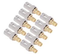 Haofy RF Coaxial Cable Adapter Set Efficient Signal Transmission Connectors for GPS WiFi Hotspot Receivers-10Pcs