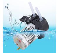 Haofy Right Angle Self Priming Pump Micro Peristaltic Pump with Silicone Tube for Experiment, Lightweight Engineering Plastic, Easy Maintenance, Ideal for Biochemical Applications (24V)