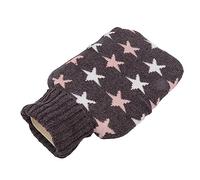 Haofy Rubber Hot Water Bottle 2000ML with Removable Machine-Washable Knitted Cover for Neck and Shoulder Pain Relief - Long-Lasting Warmth for Winter Home Dorm and RV Use (#2)