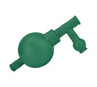 Haofy Rubber Suction Bulb Reliable Pressure Pipette Filler with 3 Valves for Laboratories - Natural Rubber, Red, Green (1 Pack) (Green)