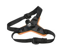 Haofy Secure Helmet Chin Mount for 8 7 6 5, Full Cover Action Camera Holder Bracket, Non-Slip Motorcycle Helmet Camera Mount for Clear POV, Easy to Use (Orange)