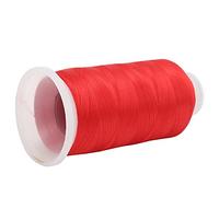 Haofy Sewing Machine Thread Polyester Embroidery Thread Set, 12 Spools Prewound Bobbins for Hand and Machine Sewing, Assorted Colors for DIY Quilting and Home Use (Red)