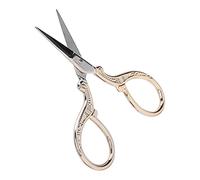 Haofy Sewing Scissors Handmade Stainless Steel Mini Scissors for Embroidery, DIY Crafts, Teachers, 1pcs (Rose Gold +)