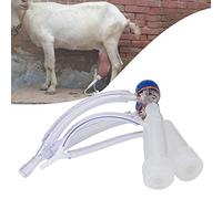 Haofy Sheep Milker Machine Parts Hygienic Milking Teat Cup Kit Plastic Double Head for Cattle Sheep 30x21x10cm (HL-M09)