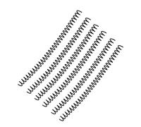 Haofy Sheet Coil Flexible Easy Installation 20Pcs Spiral Binding Coil Set for Reading and Writing Needs (Black)