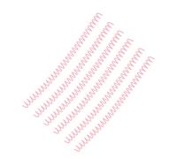 Haofy Sheet Coil Flexible Easy Installation 20Pcs Spiral Binding Coil Set for Reading and Writing Needs (Pink)
