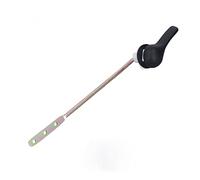 Haofy Side Holding Toilet Handle Long -Lived Zinclimation of Black Toilet Spooling Efficiently for The Home Pool
