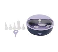 Haofy Silicone Pet Milk Feeder 180ml Biomimetic Nursing Bottle for Kittens Puppies Rabbits 4 Interchangeable Nipples Anti Leak Lid Insulation Newborn Animal Feeding (Purple)