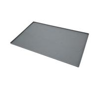 Haofy Silicone Placemats for Pets Distorted Design Pet Feed Mat, Multi -purpose Easy to Clean for Kitchen and Sink Cabinets (Grey)
