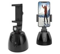 Haofy Smart 360 -grad Auto Face Tracking Telephone Holder with Stable Rotation for Intelligent Shots, for Vlogger and Content Creators ABS Material