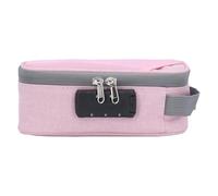 Haofy Smell Proof Bag,Discrete Smell Portable Proof Odorless Bag with a Code Lock Box and Storage Case for Your Accessories That Blocks Out Smells and Strong Odors (Pink)