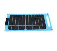 Haofy Solar Charger Portable Solar Panel Monocrystalline 20W Dual Type C Fast Phone Charging Compact Size 11.81 X 5.71 Inch for Camping Hiking Backpacking Trips Powers Two Devices