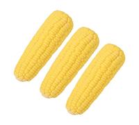 Haofy Squeaky Toys Latex Safe & Material for Aggressive Chewers, Fun, Playful, & Realistic Multi-Functional, Yellow Corn Dog Toy with 3PCS, Interactive Training