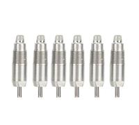 Haofy Stainless Steel Automatic Chicken Drinker for Duck Poultry with 360 Degrees Rolling Ball Outlet for Farming Accessories 6Pcs