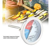 Haofy Stainless Steel BBQ Thermometer 100-550℉, Precise Temperature Monitoring, Wide Temperature Range, Easy Installation, Versatile Compatibility, Premium Stainless Steel