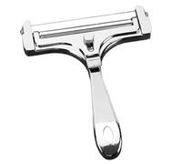 Haofy Stainless Steel Cheese Cutter Metal Wire Cheese Slicer with Ergonomic Handle and Adjustable Thickness for Soft and Semi Hard Like Brie Mozzarella (Matte Silver)