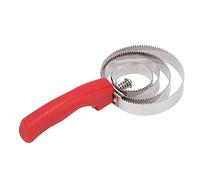 Haofy Stainless Steel Curry Comb, Reversible Metal Horse Grooming Brush with Comfortable Grip for Sheep and Livestock (4 circle cow and horse comb)