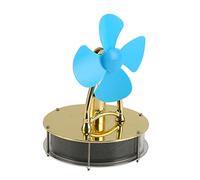 Haofy Stirling Engine Cooling Fan with Stainless Steel Base Fan Blades Large Temperature Difference - Science Project Model for Physics Learning, Classroom Demonstrations
