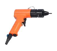 Haofy Strong Power Pneumatic Riveting Gun Automatic Air Riveter Tool for Cabinets Fastening M3/M4 1/4", Durable Steel Material, Easy Tip Replacement, Reduce Fatigue