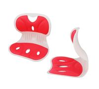 Haofy Student Posture Corrector Cushion Kids Posture Support Seat Ergonomic Sitting Cushion for Home School Office with Memory Foam PP Material for Lumbar Support Back Pain Relief (Red)