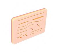 Haofy Suture Practice Pad High Simulation 3 Layers Training Skin Model for Students Teachers Silicone 17x12cm