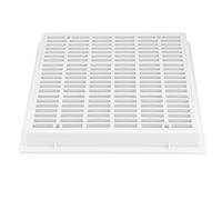Haofy Swimming Pool Drain Cover, 30x30cm Square Plastic Pool Drain Cover for Swimming Spa and Massage, Sturdy Submersible Design with Easy Installation