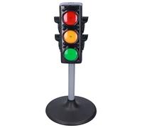 Haofy Traffic Light Toy Adjustable Traffic Signal Lamp for Early Learners Bright Color Simulation Ages 3 Plus Durable Plastic Safety Training Tool Playroom or Outdoor Use (light)