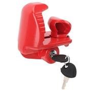 Haofy Trailer Hitch Lock Set Heavy Duty Metal Security for RVs Trailers Universal Fit 1 7/8 2 5/16 Inch Couplers High Security Keys Easy Installation Outdoor Adventures Peace of Mind (Red)