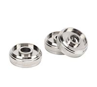 Haofy Trumpet Valve Cap Metal Silver Replacement Pistons for Trumpet - Improvement of the Accuracy of Keys, Comfortable Memory for Musicians - 3PCs (Top Cover OE: 5615Q0)