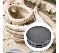 Haofy Turntable Handmade Plastic Clay Turntable 11.5cm or 17.8cm Double Sided Rotating Platform for Pottery Sculpture Tools Artists Crafters Enthusiasts (Plastic)