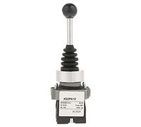 Haofy Two Way Self Locking Joystick Switch, XD2PA12 2 Position 2NO Locked Industrial Control AC DC Circuit Switch Easy Mounting, Long Life for Magnetic Starter, Contactor, Relay