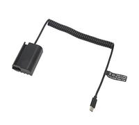 Haofy Type C to DMW BLK22 Dummy Battery Power Adapter for S5 DCS5K GH5M2 Camera 8.4V 2A Fast Charging Support Mystical/Fantasy Retardant ABS Metal