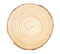 Haofy Unfinished Round Wood Discs Centerpieces Coasters Kit Circles, 1 Pine Log Wood Slice for s Labels (3 Size 7~8cm)