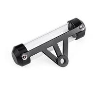 Haofy Universal Motorcycle Motorbike Secure Tax Disc Tube Cylindrical Holder Frame Waterproof Motorcycle Tax Tube Insurance Disc Holder Motorbike Tax (Black)