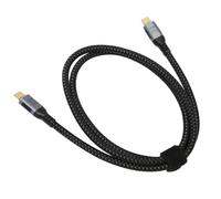 Haofy USB 4.0 Data Cable, 240W Charging Support 8K 60hz Display Type C To Type C Data Cord for Laptop for Phone (180cm)