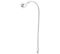 Haofy USB Reading Lamp with Flexible Gooseneck, Portable USB LED Desk Lamp for Laptop, Desktop, PC and MAC Computer Keyboard(Silver/Warm White)