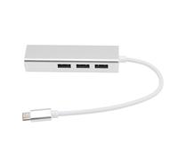 Haofy USB -To -Ethernet Adapter High Speed 1000 Mbit/S Type C Network Hub for 7 8 10, Aluminum Alloy Portable Multiport Adapter for the Trip