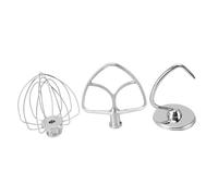 Haofy Versatile, Efficient, and Precise Dough Hook with Flat Beater, Wire Whip for Stand Mixer Attachment Set. Convenient & Practical, Multifunctional Kitchen Accessories for Baking