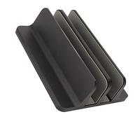Haofy Vertical Laptop Stand, Aluminum Alloy with Silicone Protective Pad for Neat Desk Organization, Holds Laptops and Tablets for Home and Office Use