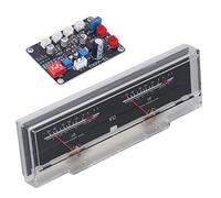 Haofy VU Meter Complete Kit with Driver Board High Accuracy for Professional Audio - White Backlit Responsive Display for Dark Environment, Home Theater and Car Stereo