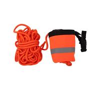 Haofy Water Sports, Rowing, Saving Reflective Throw Rope Bag Floating Rope Equipment with Whistle and Reflective Band, Oxford Fabric, Adjustable Buckles, Drawstring, Braided Nylon (15M)