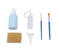 Haofy Watercolor Masking Fluid 30ml Blue Fast Drying Liquid Masking Tape with Eraser Brushes Squeeze Tool for Artists Painting Illustration Calligraphy Art Supplies