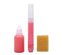 Haofy Watercolor Masking Fluid Pen 30ml Refillable Replaceable Fine Tip for Precise Highlight Protection Red Liquid Frisket with Eraser for Professional Artists on Hot Press Cold Press