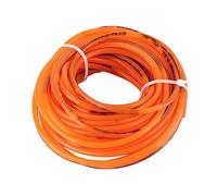 Haofy Wear Resistant PU Polyurethane Round Belt Easy to Install for Drive Transmission, Replacement for Rubber Products - Orange - 1pc (3mm*10m)