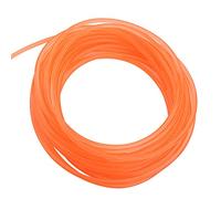Haofy Wear Resistant PU Polyurethane Round Belt Easy to Install for Drive Transmission, Replacement for Rubber Products - Orange - 1pc (6mm*10m)
