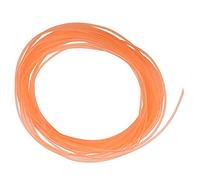 Haofy Wear Resistant PU Polyurethane Round Belt Easy to Install for Drive Transmission, Replacement for Rubber Products - Orange - 1pc (2mm*10m)