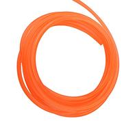 Haofy Wear Resistant PU Polyurethane Round Belt Easy to Install for Drive Transmission, Replacement for Rubber Products - Orange - 1pc (8mm*5m)