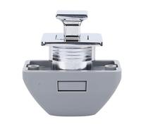 Haofy Window Wardrobe Metal Button Wound with Campervan Caravan, Capture Kit Locking Drawer Locking Easy to Install (Silver)
