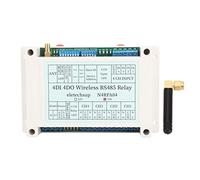 Haofy Wireless 4 Channel Relay Module with Antenna RS485 Transmitter Relay for Home Automation Network Camera Security Monitoring (COLOR: N/A) (24V)